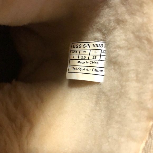 I HEART UGG KISSES GLITTER LEATHER SUEDE BOOTS - Picture 8 of 8